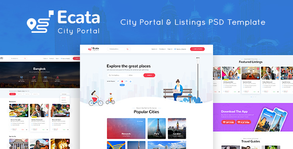 Ecata -  City Guide PSD