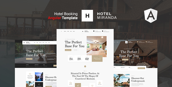 Preview image for Miranda - Hotel Angular Template