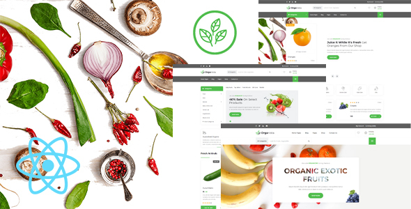 Organista - Organic Food React Template