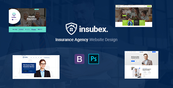 Product preview supplied for Insubex | Insurance Multipurpose PSD Template