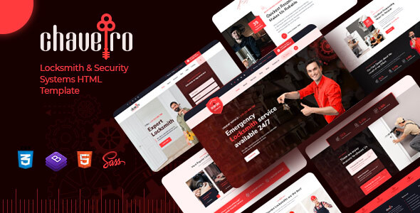 Chaveiro - Locksmith Business HTML5 Template listing image