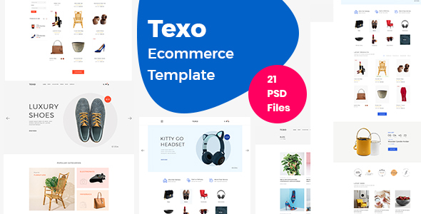 Texo - Multipurpose ecommerce psd template