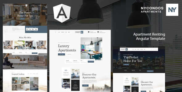 NYCondos - Apartment Renting Angular Template