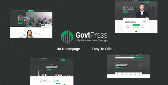 GovtPress - Municipal and Government PSD Template