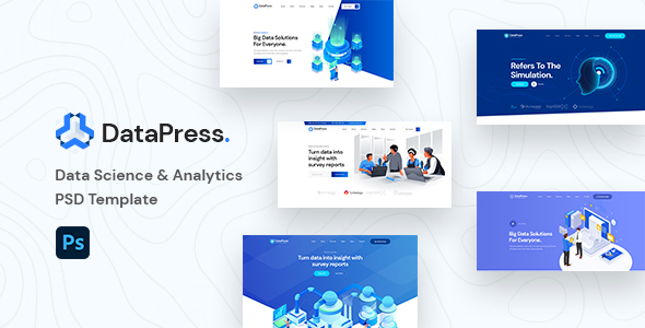 DataPress - Data Science & Analytics PSD Template