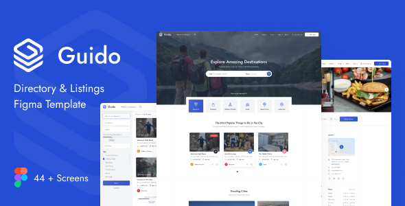 Guido - Directory & Listing Figma Template product preview