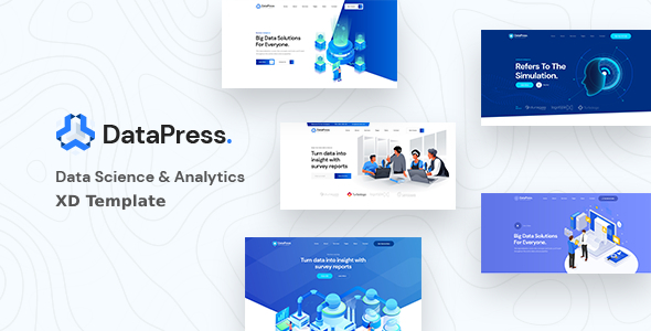 DataPress - Data Science & Analytics XD Template