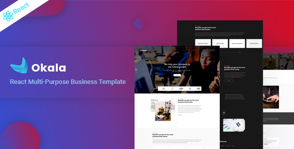 Okala - React Multipurpose Business Template listing image