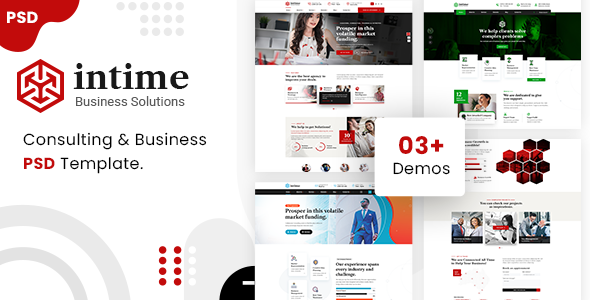 intime - Business and Consulting PSD Template