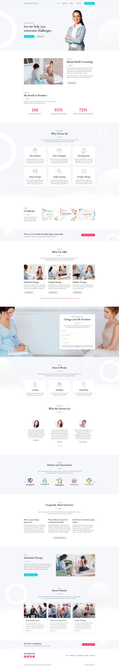 Matar — Mental Health Therapy Elementor Template Kit