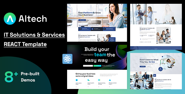 Altech - React IT Solutions & Multi Services Template