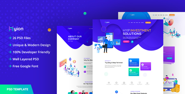 Hyion - HYIP Investment UI Template