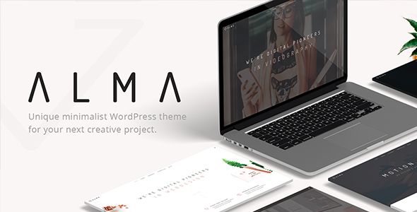 Alma - Minimalist Multi-Use WordPress Theme product preview