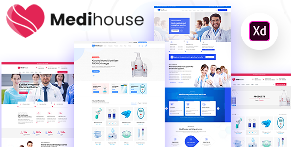 Medihouse - Hospital Medicale Caregiver XD Template
