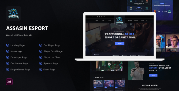 Assasin - eSport Website Template