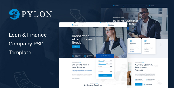 Preview image for Pylon - Loan & Finance Company PSD Template