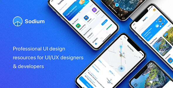 Sodium UI Kit for Adobe XD