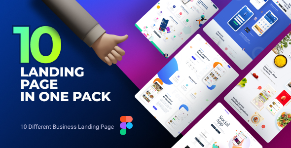 Product preview supplied for POCO | Landing Page Package Figma Template