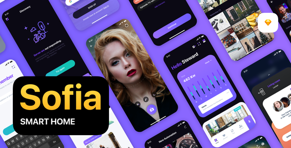 Sofia - Smart Home UI Kit