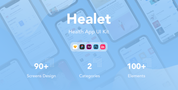 Healet - Health App UI Kit