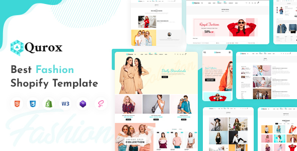 Product preview supplied for Qurox - Responsive Shopify Fashion Theme OS 2.0