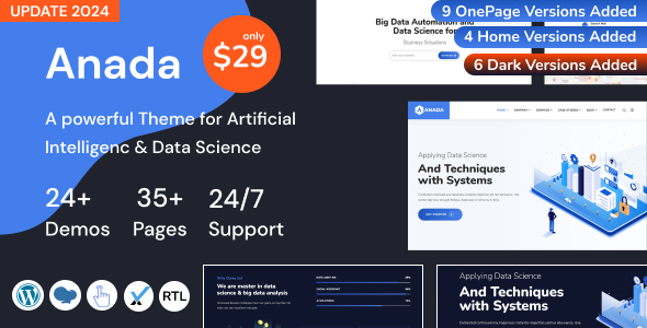 Anada - AI Agency & Data Science WordPress