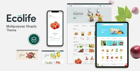 Ecolife - Multipurpose Shopify Theme OS 2.0 listing image