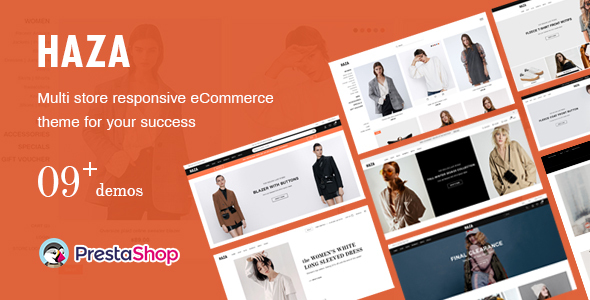 Product preview supplied for Haza - Multipurpose Fashion Prestashop Theme