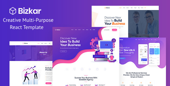 Bizkar - Creative Multi-Purpose React Template