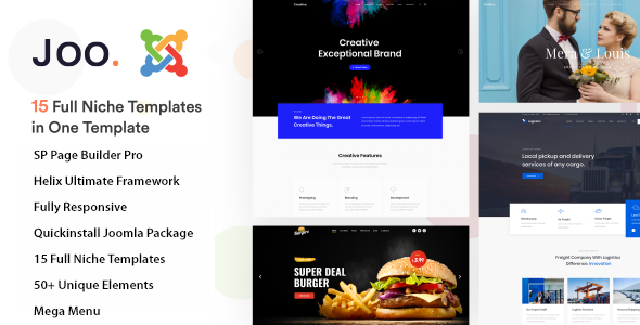 Joo - Niche Multipurpose Joomla 6 Template