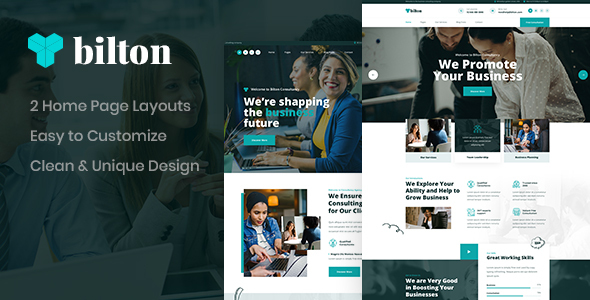 Bilton - Business PSD Template