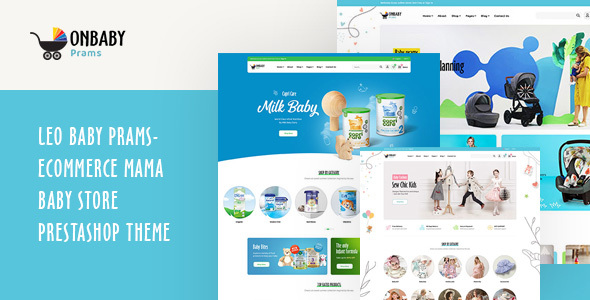 Leo Baby Prams - Ecommerce Mama Baby Store PrestaShop Theme
