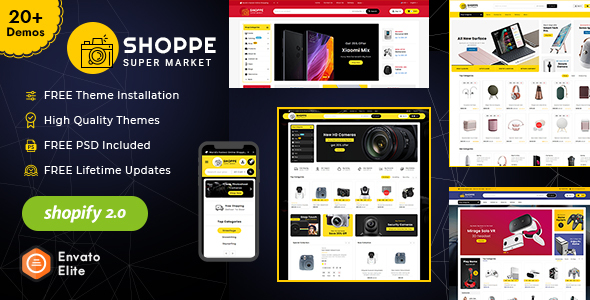 Shoppe - Shopify 2.0 Multi-Purpose Responsive Theme listing image