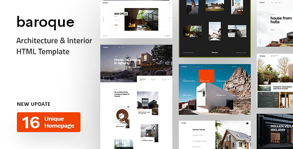 Baroque - Architecture & Interior Design HTML Template