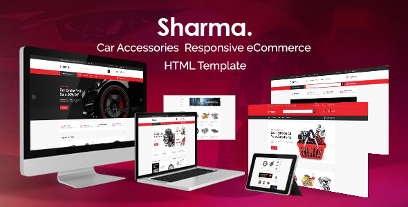 Sharma – Car Accessories Shop HTML Template product preview