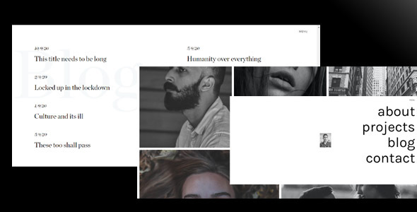 Shein - Minimal Portfolio HTML Template listing image