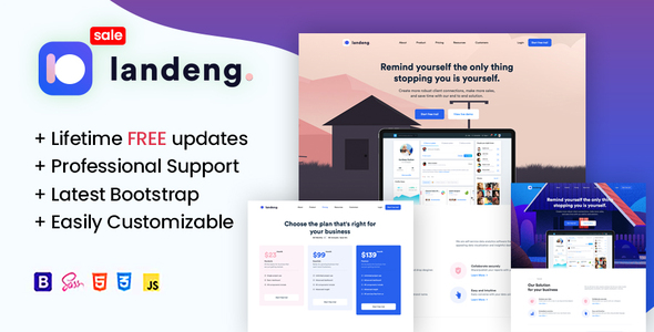 Landeng - HTML Landing Page Templates