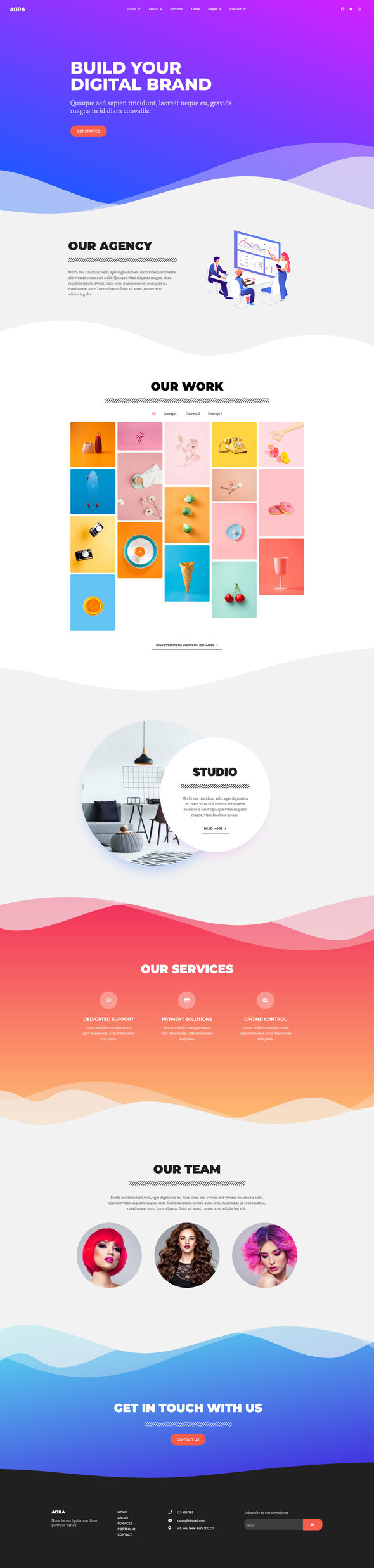 Adra - Modern & Creative Elementor Template Kit
