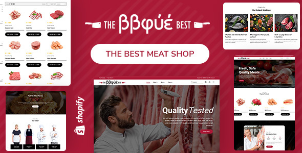 BBque | Butcher, Meat Shop Shopify Theme
