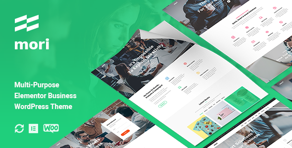 Product preview supplied for Mori - Business Corporate WordPress Theme