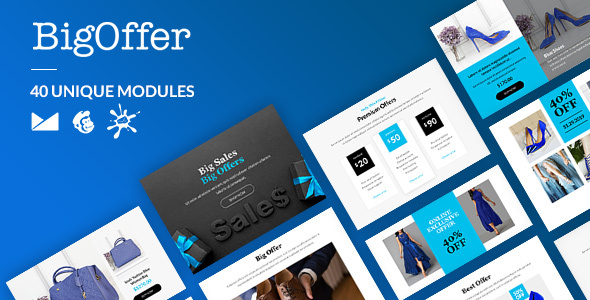 BigOffer Email-Template + Online Builder