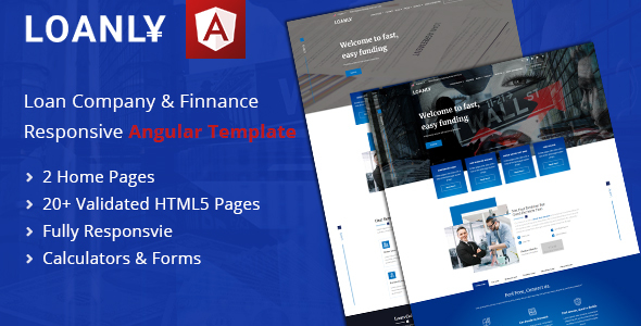 Loanly | Banking Angular Template