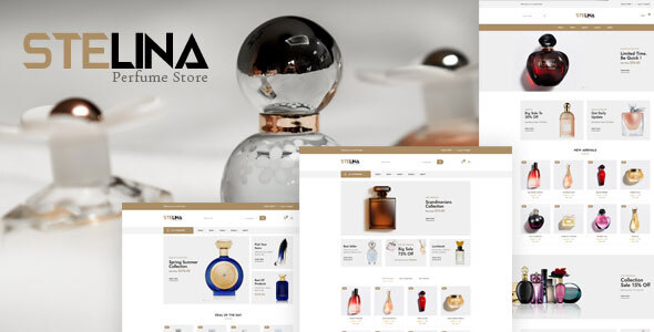 Product preview supplied for Stelina - Perfume Store HTML Template