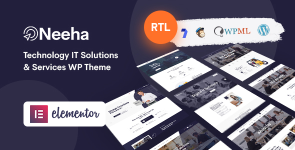 Neeha - IT Solutions WordPress Theme + RTL