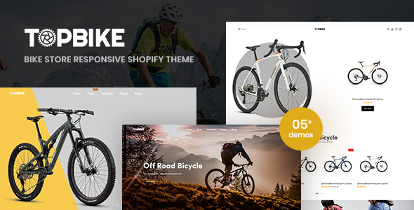 TopBike - Bike Store Responsive Shopify Theme product preview