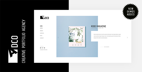 ADCO - Creative Agency & Personal Portfolio Template