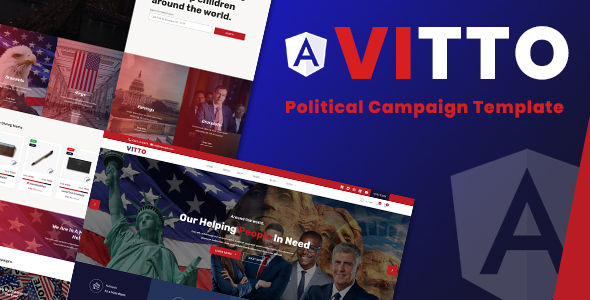 Vitto | Voting Election Angular Template listing image