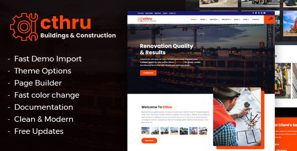 Cthru - Joomla 6 Construction and Building