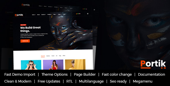 Portik – Joomla 6 Portfolio Template for Photographers & Creatives