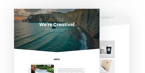 Rize - One Page Portfolio Joomla Template